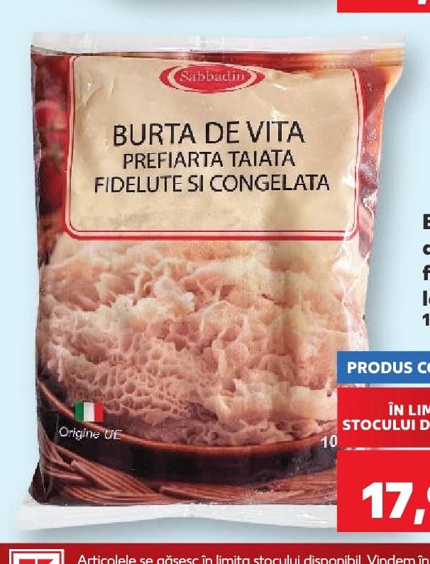 Sabbadin Burtă de vită fideluță