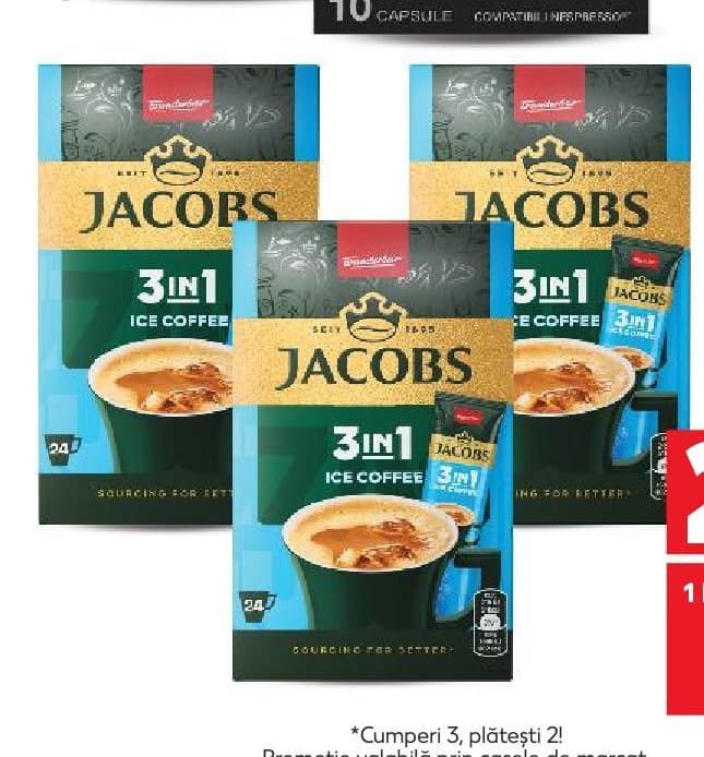 Jacobs 3în1 Cafea Instant