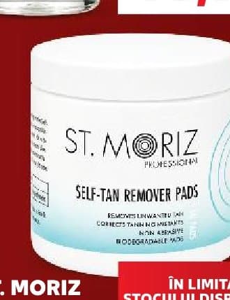 St. Moriz Dischete pentru îndepărtarea autobronzantului