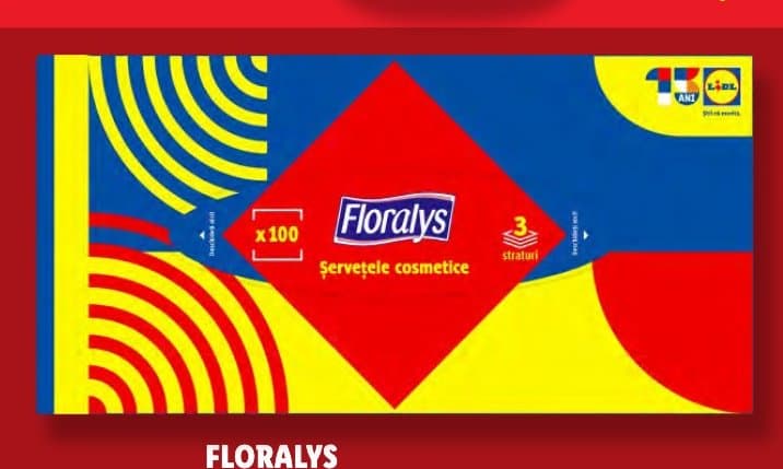 Floralys Șervețele cosmetice