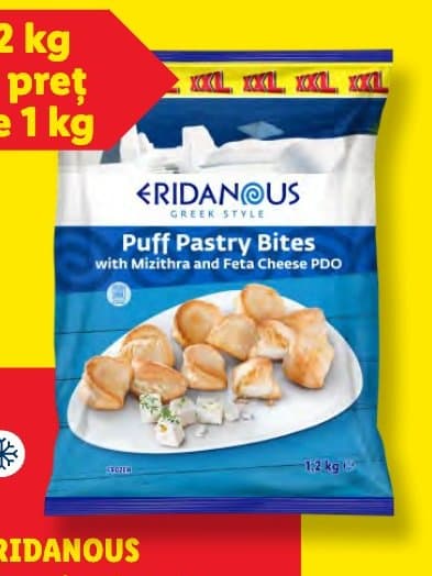 ERIDANOUS Pateuri cu brânză