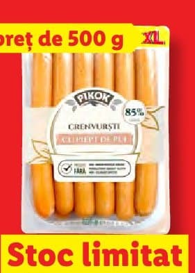 PIKOK Crenvurști din piept de pui
