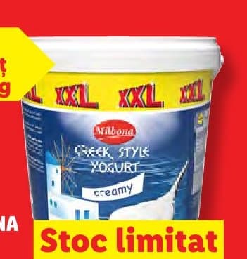 MILBONA Iaurt în stil grecesc