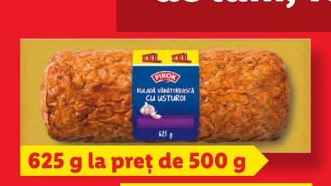 PIKOK Ruladă vânătorească cu usturoi