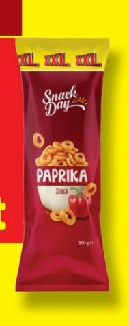 Snack Day Snacks în formă de inel, cu paprika