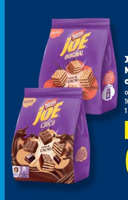 Joe Napolitane cu cremă de cacao