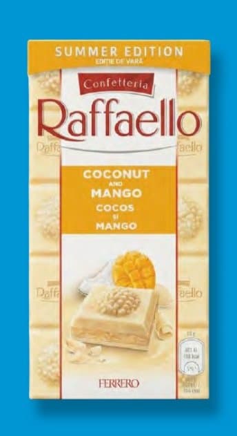 Raffaello Tabletă cocos și mango